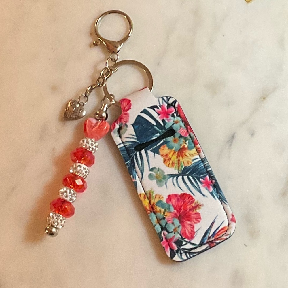 Detachable Keychain and Lipstick Pouch
